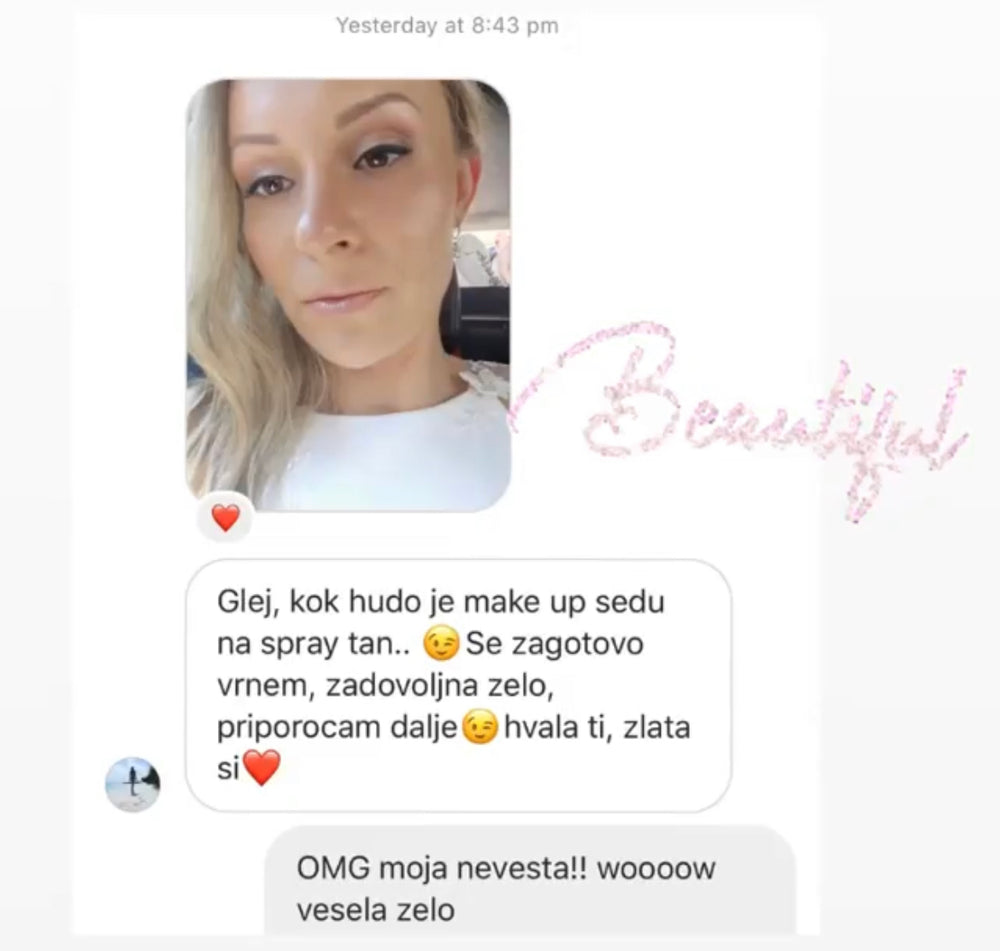 Nevesta RENEW s porjavitvijo in ličili